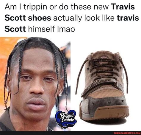 travis scott shoes meme